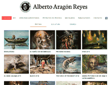 Tablet Screenshot of albertoaragonreyes.com